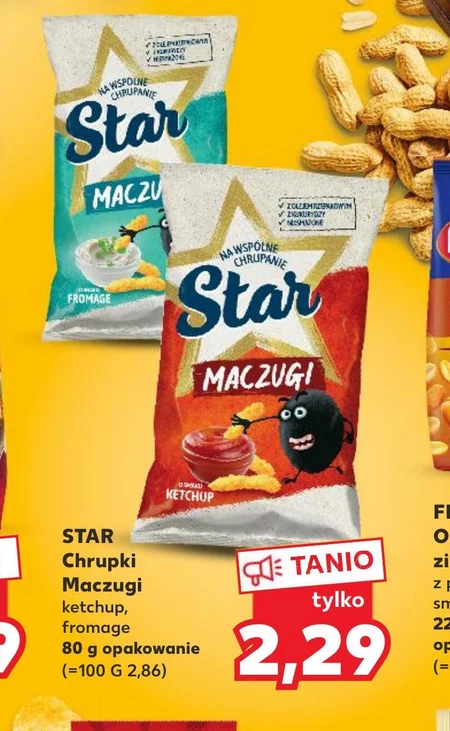 Star Maczugi Chrupki kukurydziane o smaku ketchup 80 g