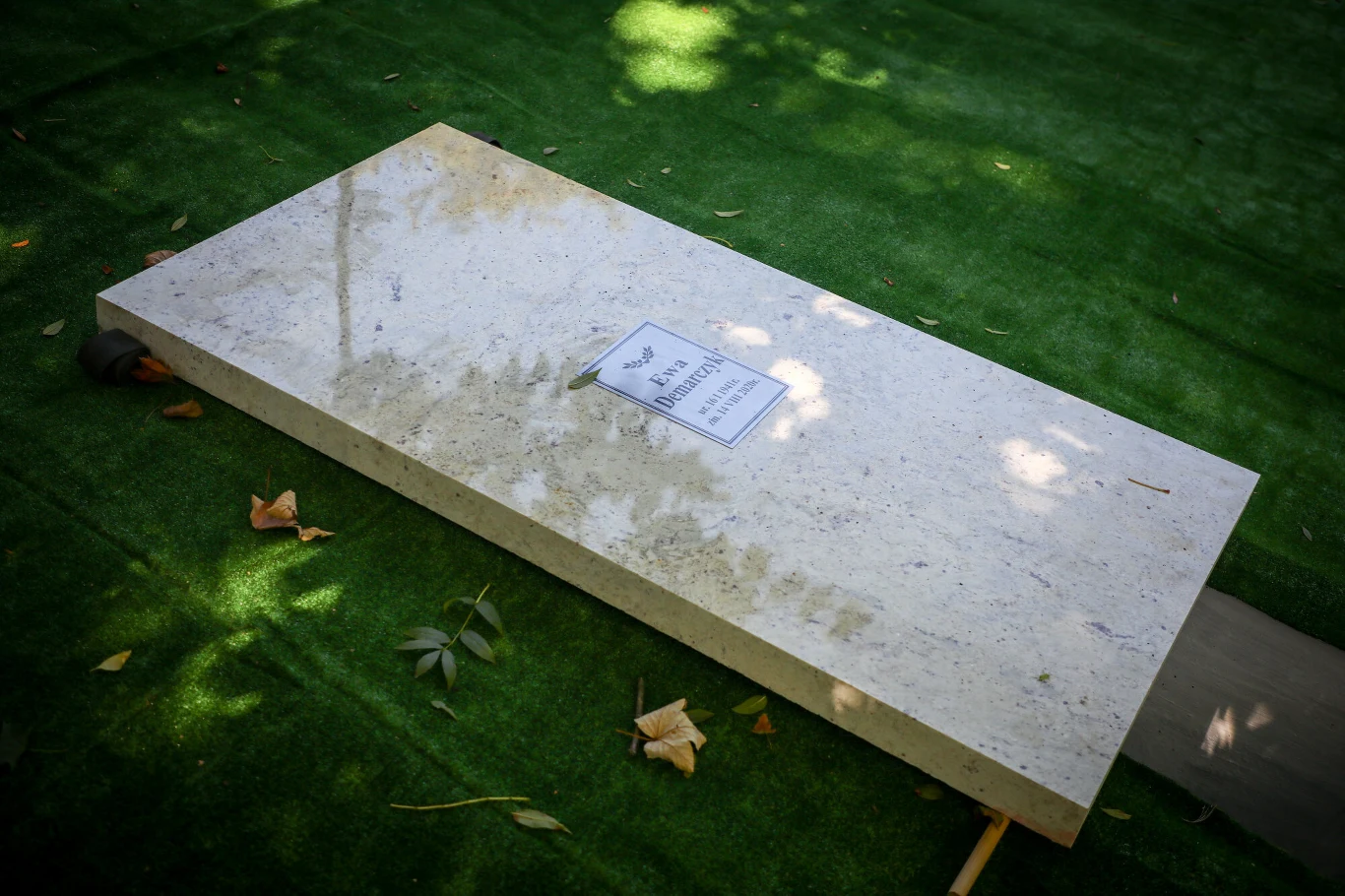 Cmentarz Rakowicki w Krakowie, nagrobek Ewy Demarczyk Cmentarz Rakowicki w Krakowie, nagrobek Ewy Demarczyk
