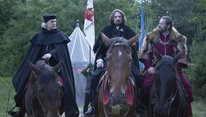 Sebastian Skoczeń jako Władysław Jagiełło w serialu "Korona królów. Jagiellonowie"