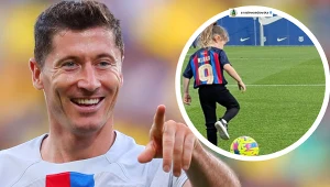 Wyjątkowy trening Roberta Lewandowskiego. Anna pochwaliła się umiejętnościami córki