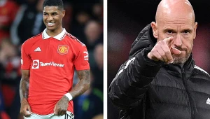 Erik ten Hag zdecydował się posadzić na ławce rezerwowych Marcusa Rashforda z powodu "spraw dyscyplinarnych"