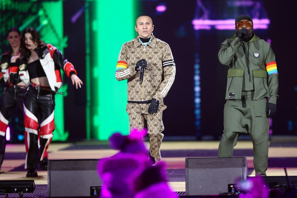 Występ zespołu Black Eyed Peas podczas koncertu na Górnej Równi Krupowej