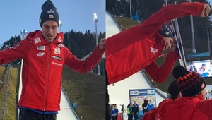 Piotr Żyła znów dał niezłe show! Wszedł na bandę, a potem... Co za pomysł!