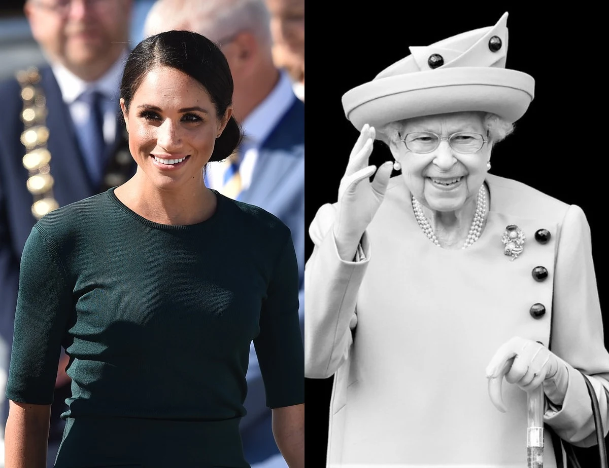 Meghan Markle zakpiła z królowej?