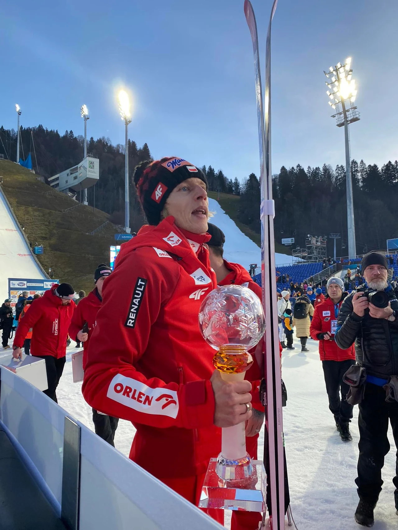 Dawid Kubacki trzeci w zawodach w Ga-Pa