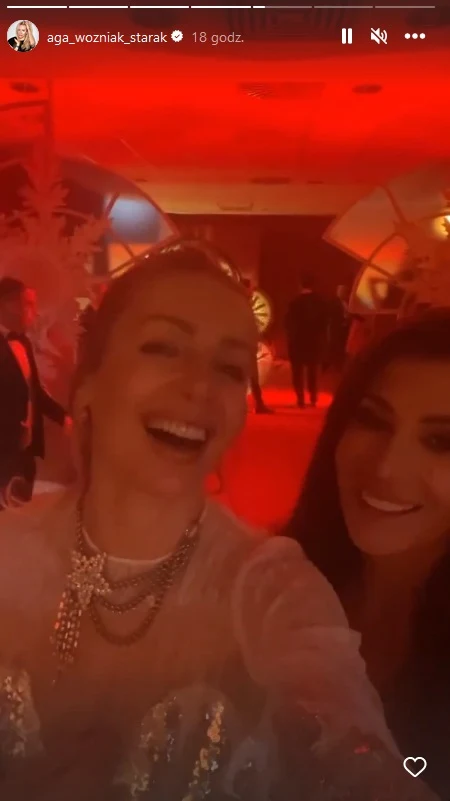 Tak bawiła się Agnieszka Woźniak-Starak na Sylwestrze w Zakopanem