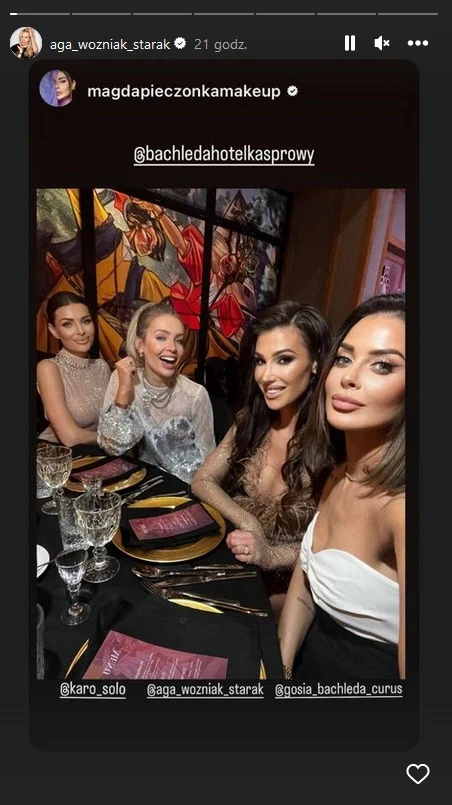 Tak bawiła się Agnieszka Woźniak-Starak na Sylwestrze w Zakopanem