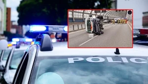 Wypadek na trasie S8 w Warszawie