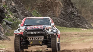 Zwycięzca drugiego etapu w kategorii samochodów - Nasser Al-Attiyah