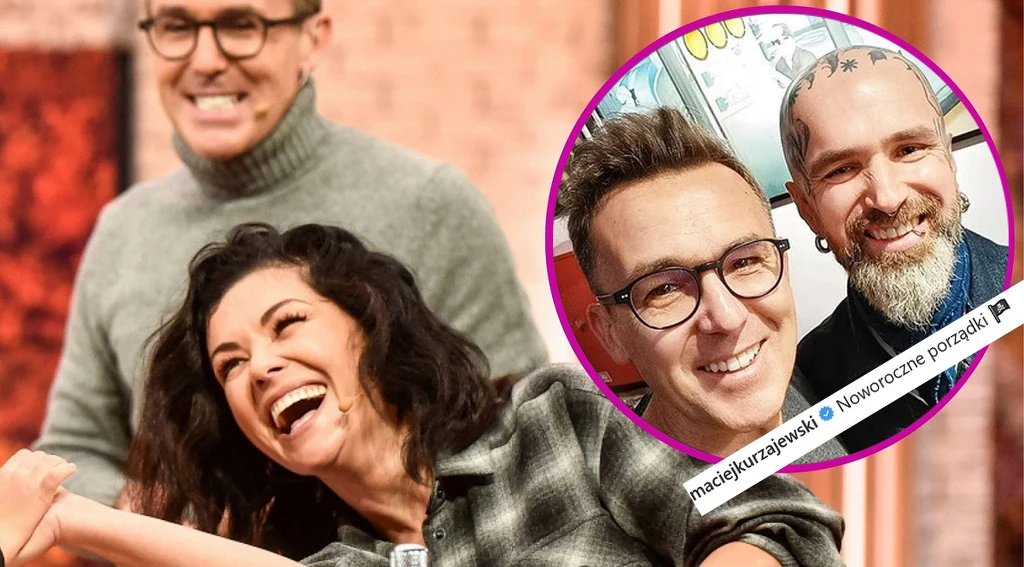 Maciej Kurzajewski w studiu tatuażu