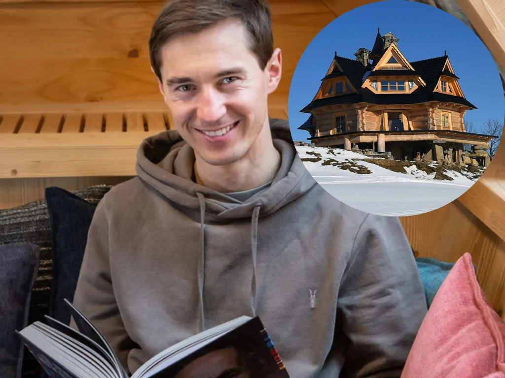 Kamil Stoch i Ewa Bilan-Stoch mieszkają w drewnianym domu w Zębie. Posiadłość robi wrażenie