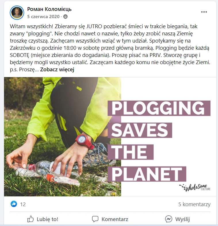 Wystarczy tylko wrzucić post, by łatwo znaleźć osoby, które będą nam towarzyszyć. 