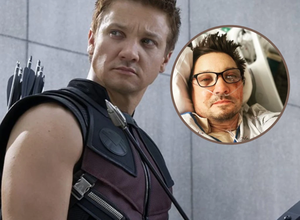 Jeremy Renner jako Sokole Oko w filmie "Avengers"