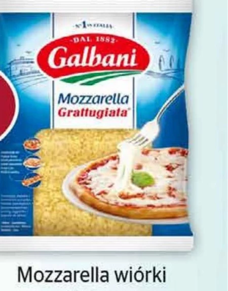 Galbani Ser Mozzarella wiórki 150 g