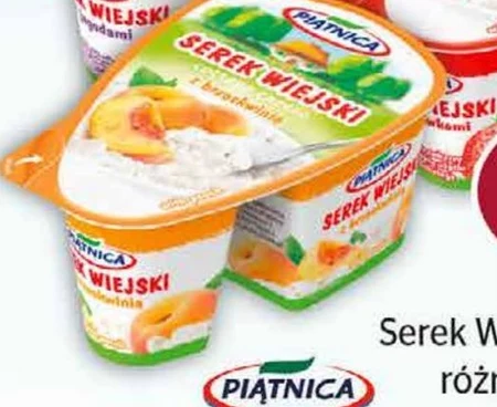 Piątnica Serek wiejski z brzoskwinią 150 g