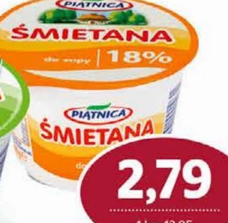 Piątnica Śmietana 18 % 200 g