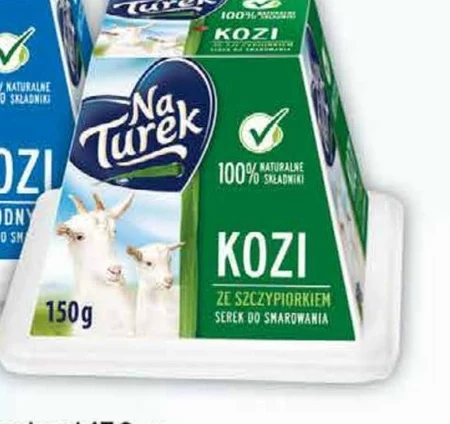 NaTurek Kozi serek do smarowania ze szczypiorkiem 150 g