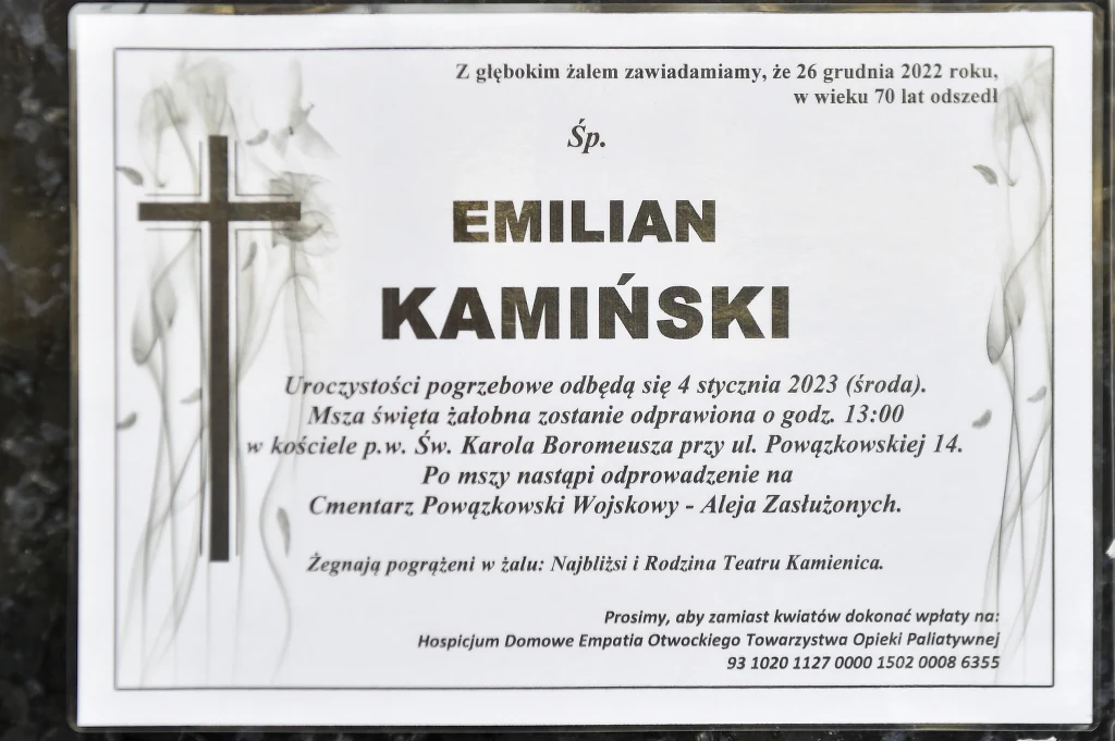 Pogrzeb Emiliana Kamińskiego Pogrzeb Emiliana Kamińskiego