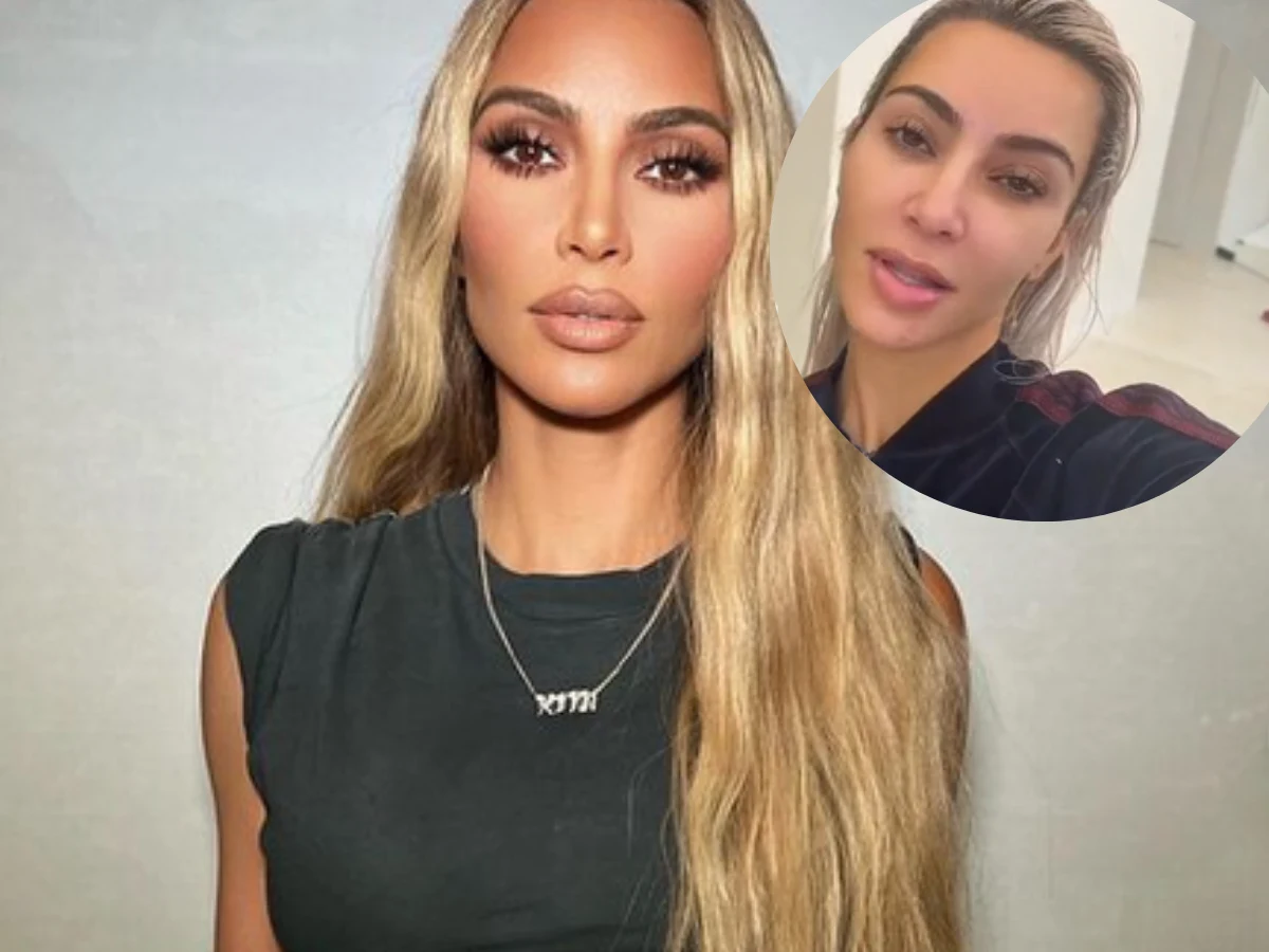 Kim Kardashian w naturalnej wersji. Bez doczepów, filtrów i makijażu nie przypomina siebie Kim Kardashian w naturalnej wersji. Bez doczepów, filtrów i makijażu nie przypomina siebie