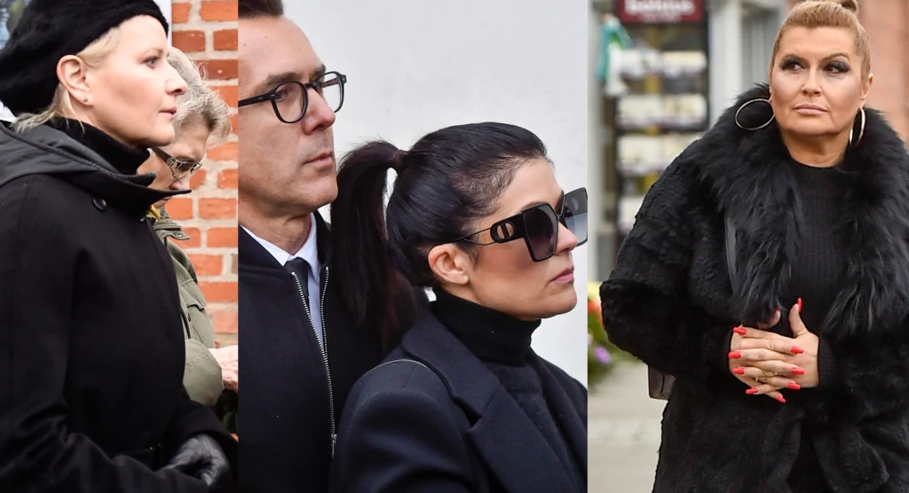 Kożuchowska, Cichopek, Kurzajewski i Skrzynecka na pogrzebie Emiliana Kamińskiego