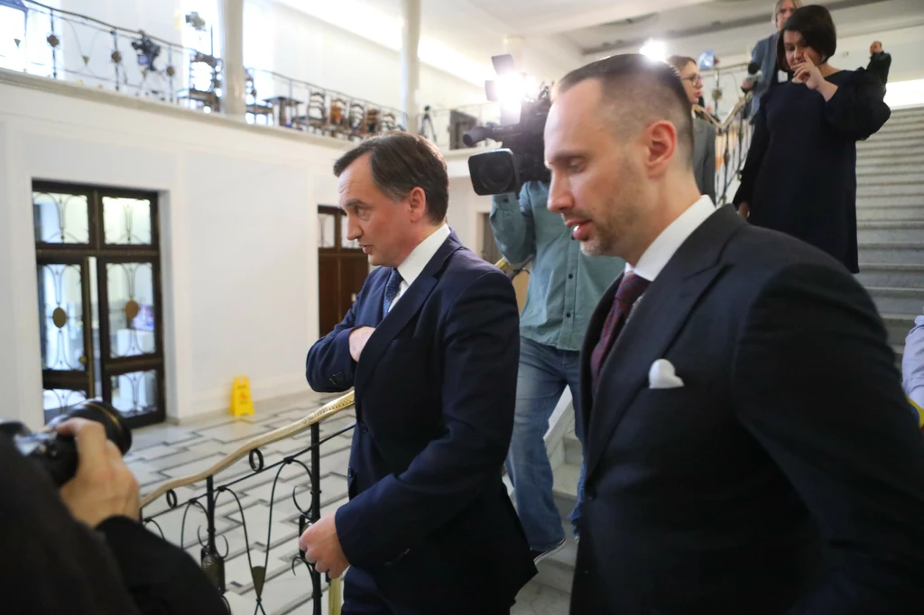 Zbigniew Ziobro i Janusz Kowalski w Sejmie Zbigniew Ziobro i Janusz Kowalski w Sejmie