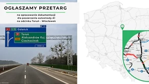 Ponowny przetarg na poszerzenie A1