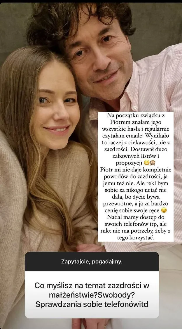 Agata Rubik o zazdrości w małżeństwie Agata Rubik o zazdrości w małżeństwie
