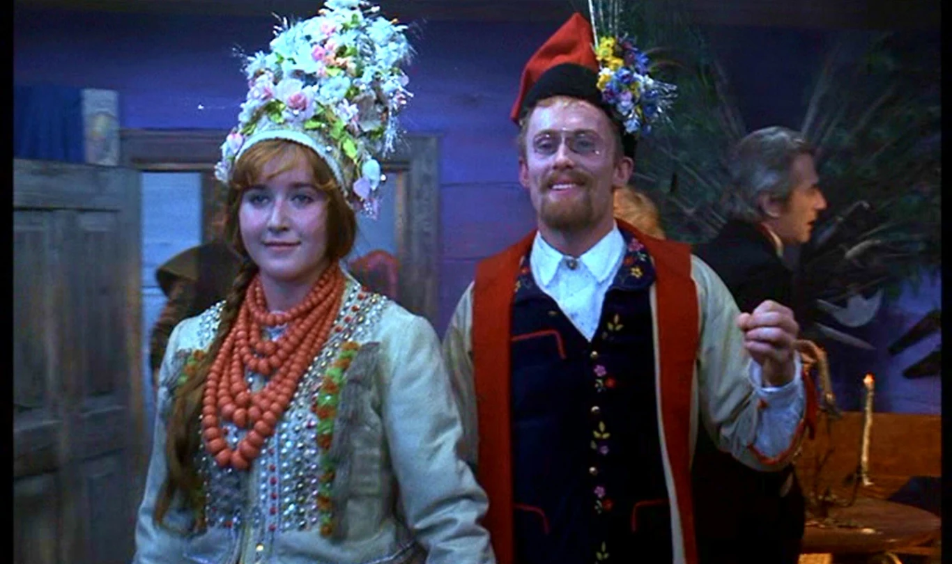 Ewa Ziętek i Daniel Olbrychski w "Weselu" Andrzeja Wajdy Ewa Ziętek i Daniel Olbrychski w "Weselu" Andrzeja Wajdy