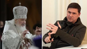 Patriarcha Cyryl i Mychajło Podolak