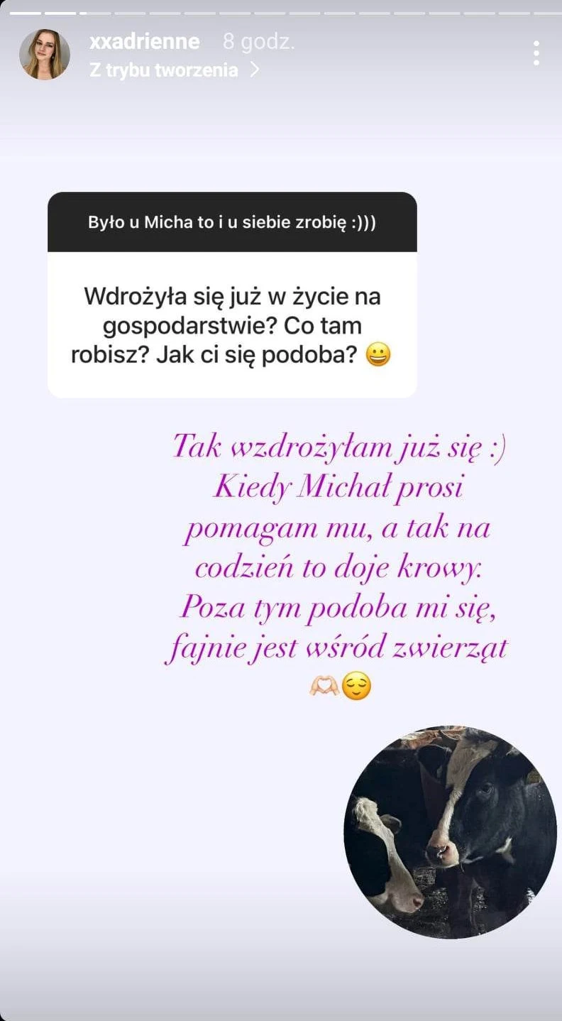 Ada z programu"Rolnik szuka żony".