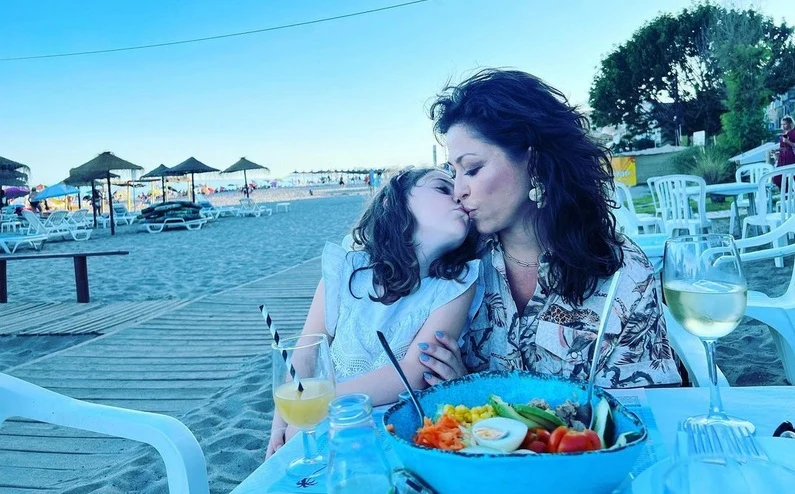 Natalia Kukulska z córką Natalia Kukulska z córką