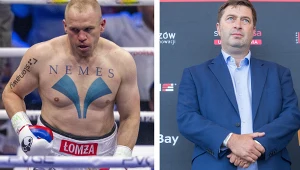 Andrzej Wasilewski (z prawej) przekazał dobre wieści nt. walki Łukasza Różańskiego