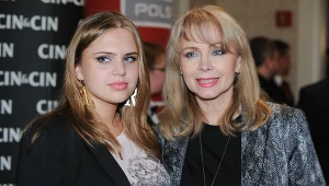 Izabela Trojanowska z córką.