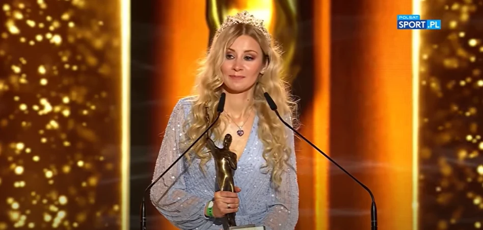 Ewa Bilan-Stoch podczas Gali Mistrzów Sportu w 2021 roku Ewa Bilan-Stoch podczas Gali Mistrzów Sportu w 2021 roku