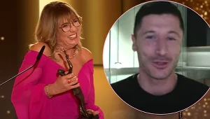 Mama Roberta Lewandowskiego odebrała statuetkę w imieniu syna