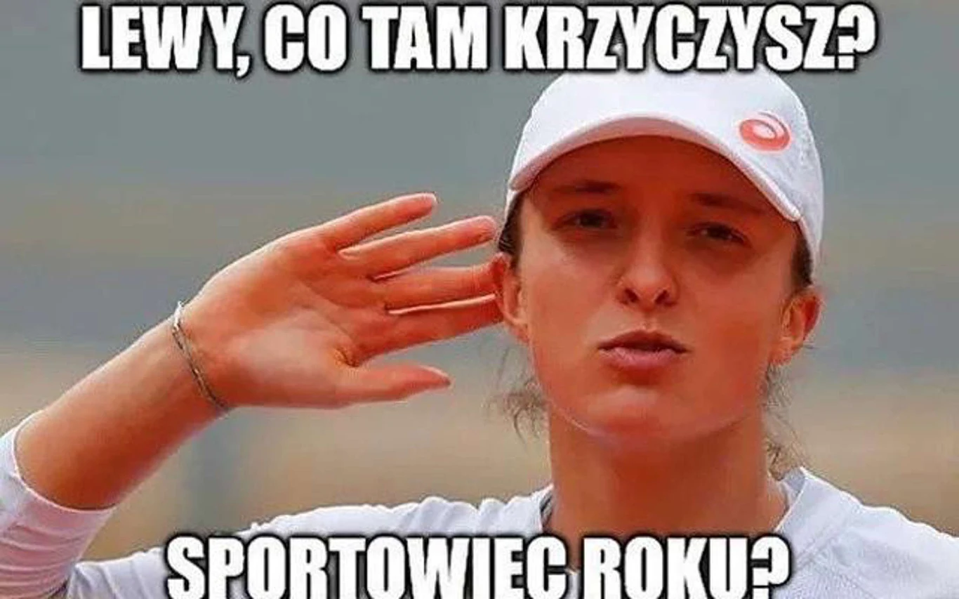 Iga Świątek i Robert Lewandowski [MEMY]