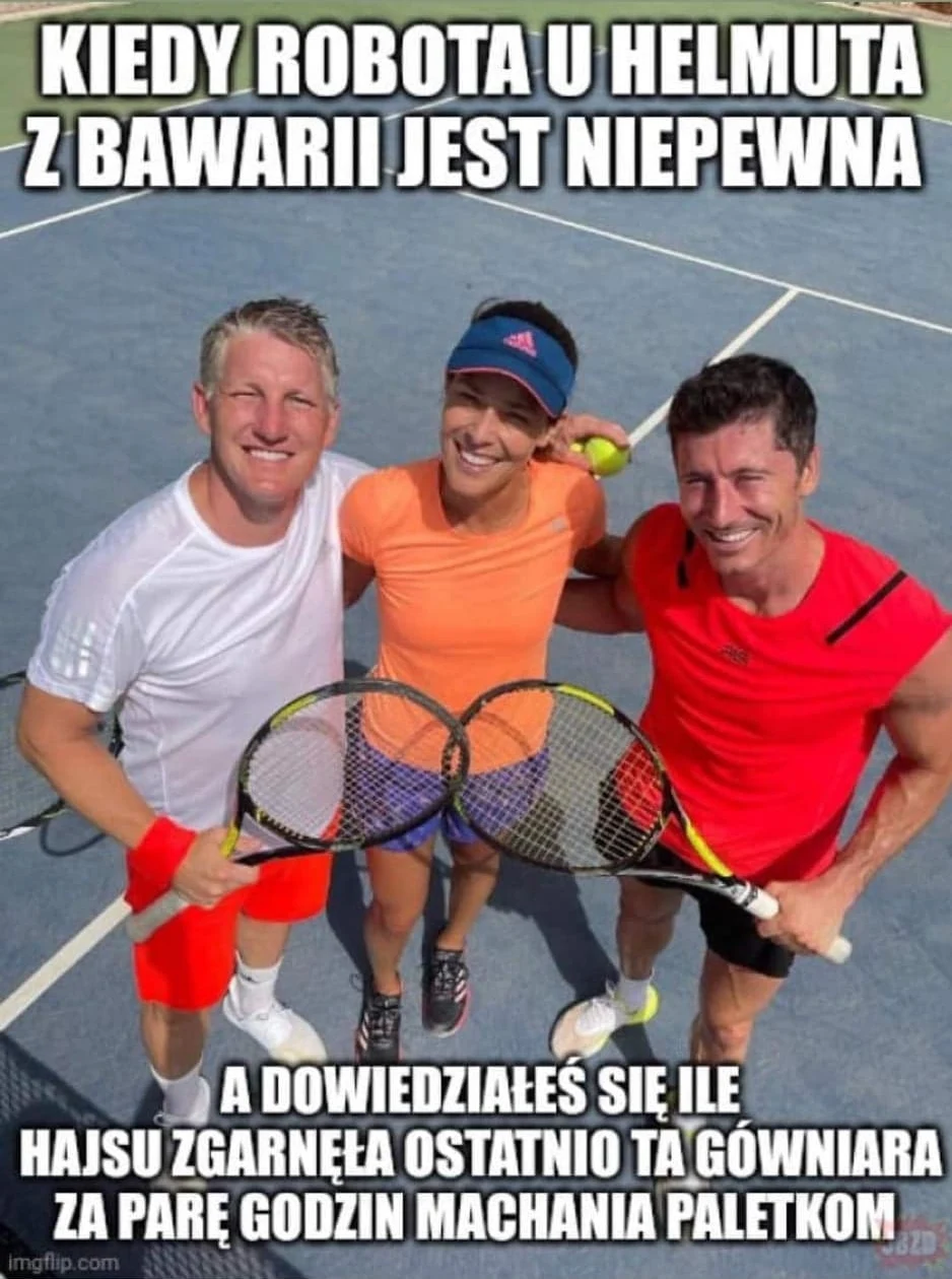 Iga Świątek i Robert Lewandowski [MEMY]