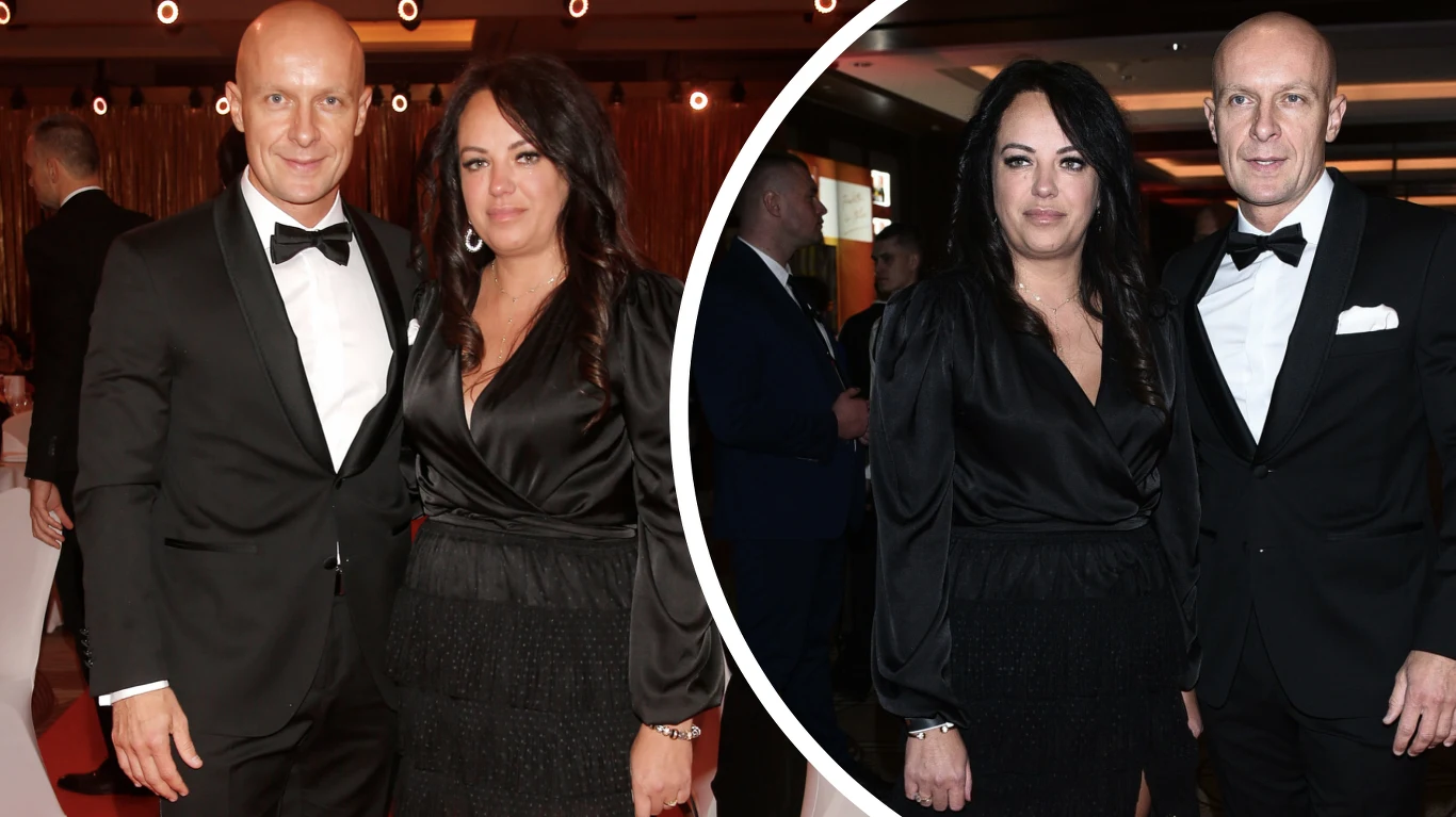 Szymon Marciniak z żoną na Gali Mistrzów Sportu