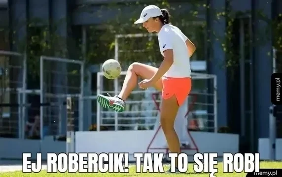Iga Świątek i Robert Lewandowski [MEMY]