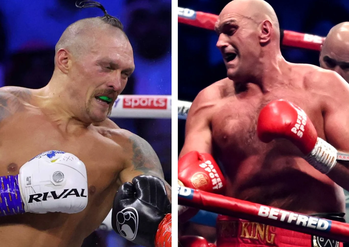 Ołeksandr Usyk i Tyson Fury