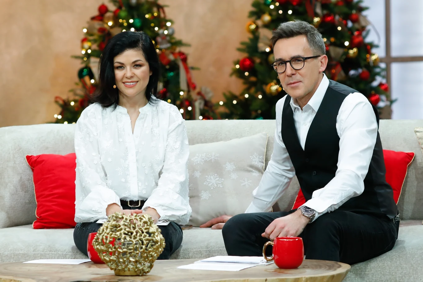 Katarzyna Cichopek i MAciej Kurzajewski w niedzielnym wydaniu "Pytania na śniadanie". Katarzyna Cichopek i MAciej Kurzajewski w niedzielnym wydaniu "Pytania na śniadanie".