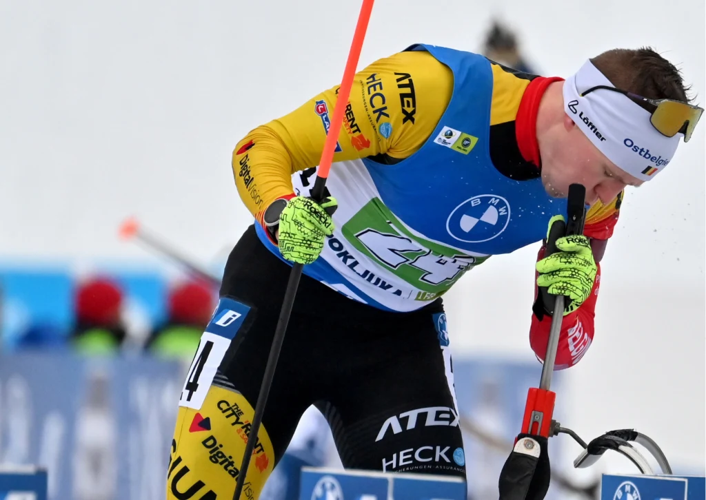 Belgijski biathlonista Thierry Langer "popisał" się mało odpowiedzialnym zachowaniem w czasie zawodów Pucharu Świata Belgijski biathlonista Thierry Langer "popisał" się mało odpowiedzialnym zachowaniem w czasie zawodów Pucharu Świata