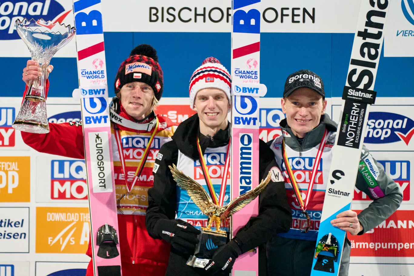 Podium Turnieju Czterech Skoczni Podium Turnieju Czterech Skoczni