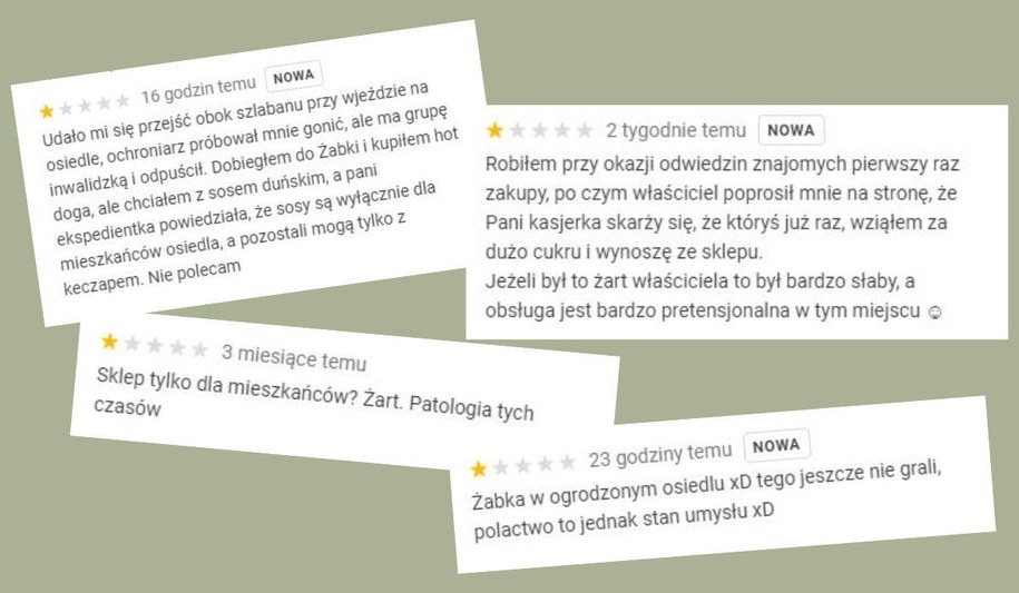 Oceny Żabki tylko dla mieszkańców osiedla