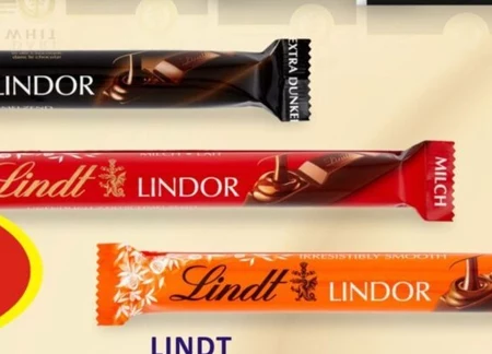 Lindt Lindor Czekolada mleczna z nadzieniem 38 g