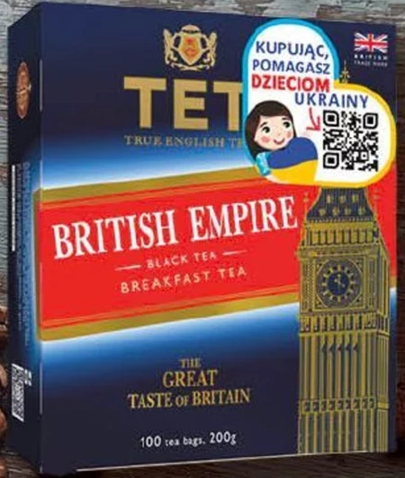 TET British Empire Herbata czarna 200 g (100 x 2 g)