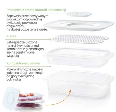 Zestaw pojemników Tupperware
