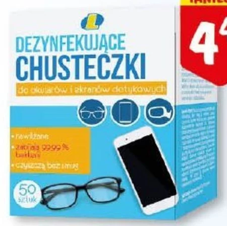 Chusteczki do czyszczenia okularów Lewiatan