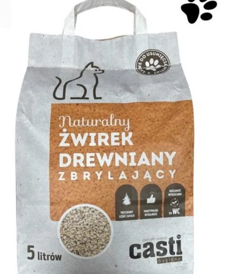 Żwirek drewniany Casti