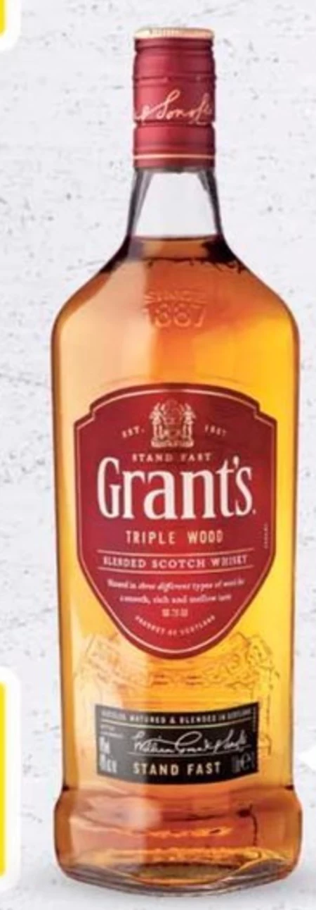 Grant's Triple Wood Scotch Whisky 1 l